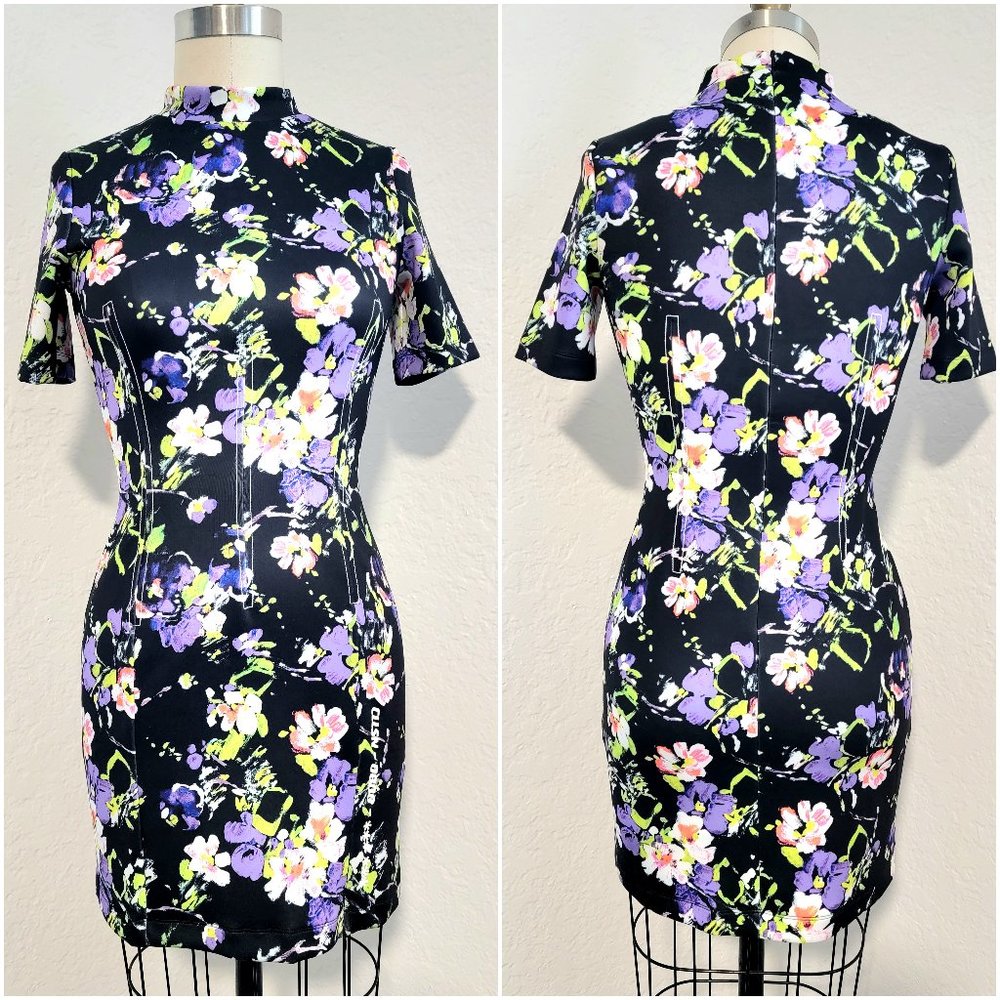 NWOT Collusion Floral Scuba Dress